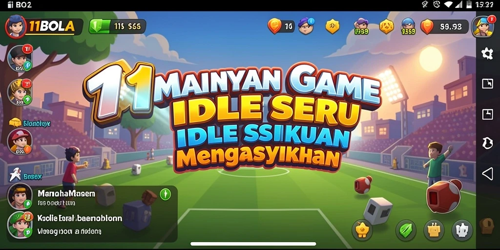 Screenshot gameplay 11BOLA menampilkan keseruan dan kemudahan bermain Idle.