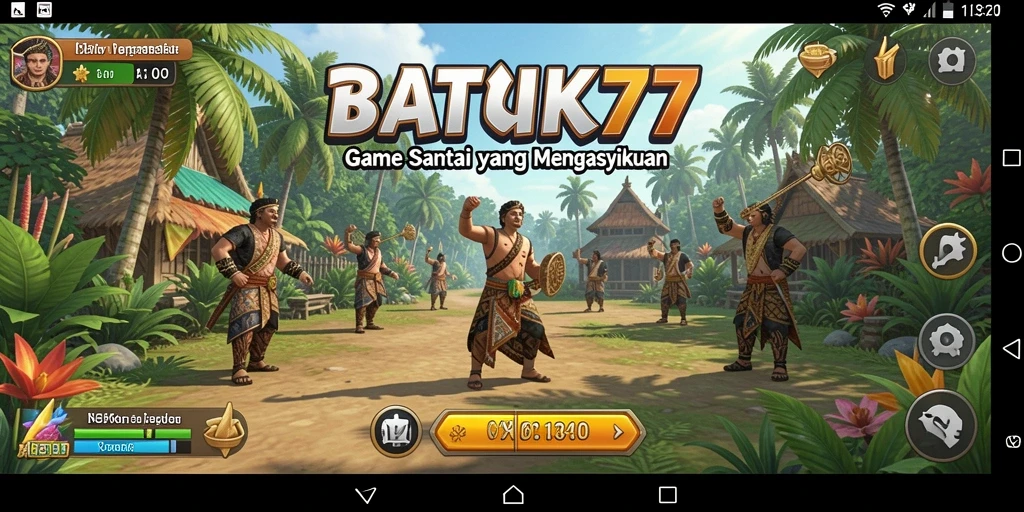 Tangkapan layar utama BATIK77 menunjukkan keseruan gameplay yang menarik.