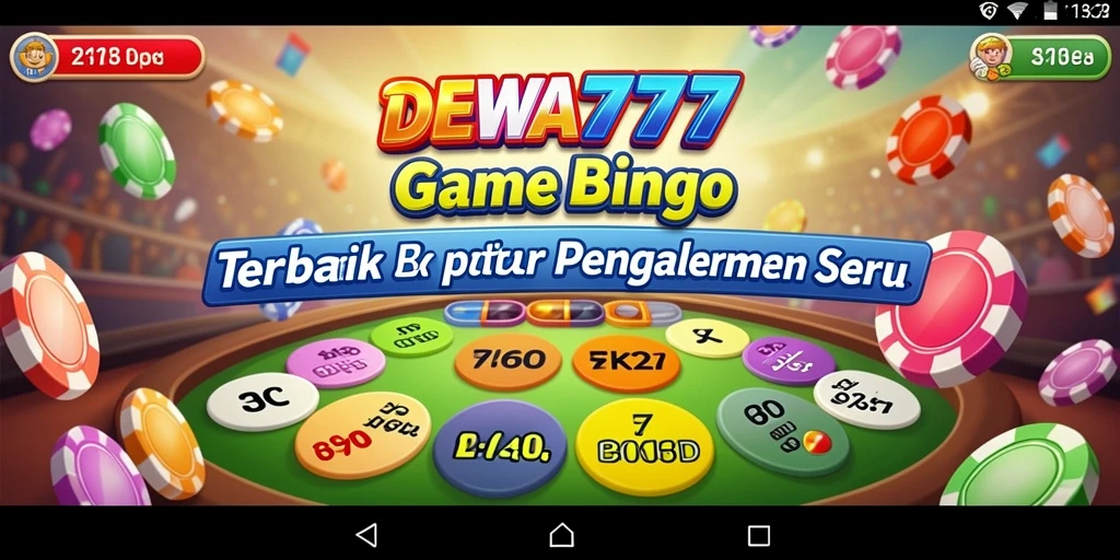 Tampilan menarik gameplay Bingo di DEWA777