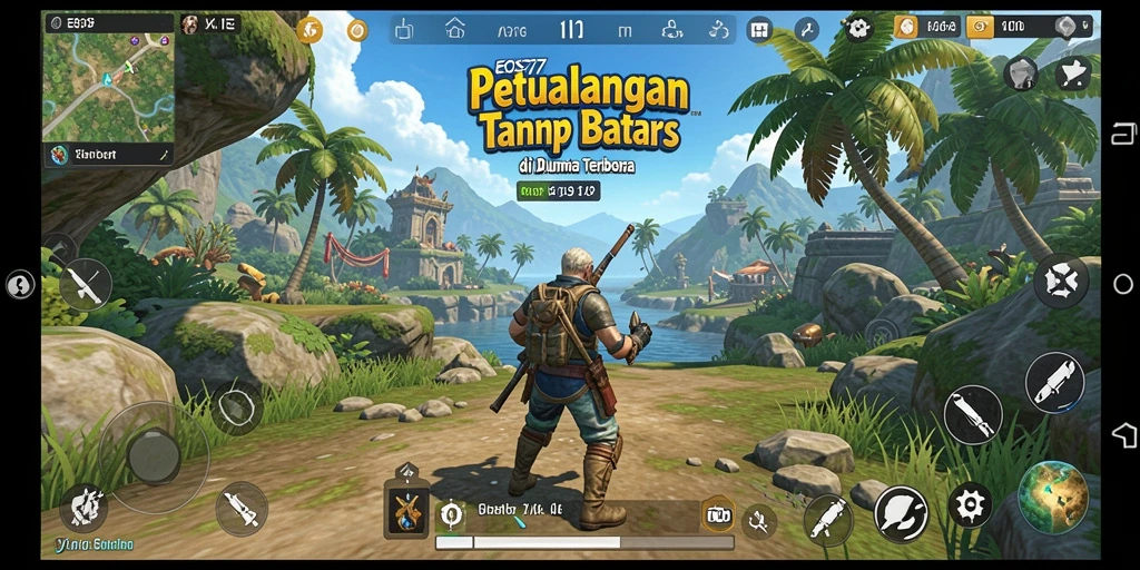 Gameplay EOS77 yang menarik dalam dunia terbuka yang luas.