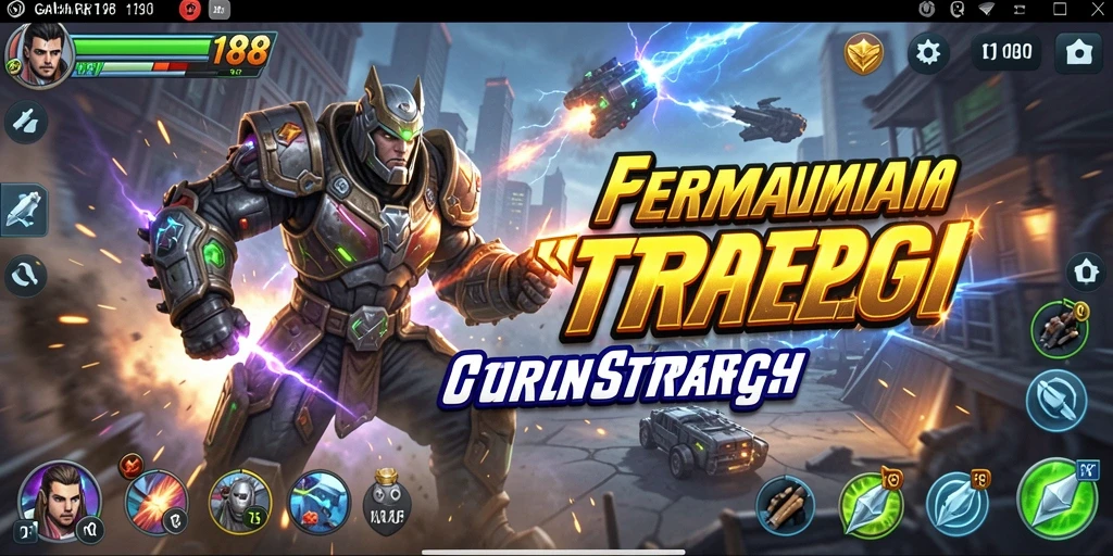 Tampilan screenshot GAHAR188 menampilkan aksi strategi yang intens.