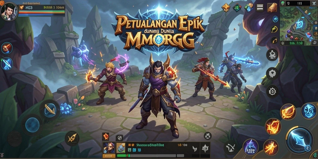 Gameplay H03 dengan grafis menakjubkan dan petualangan seru.