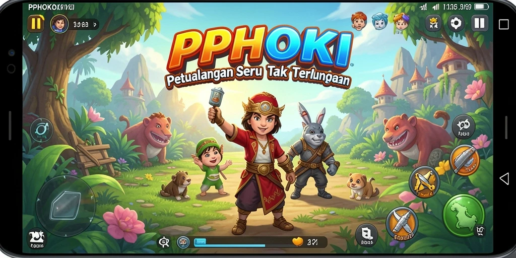 Tampilan gameplay seru dan menantang di PPHOKI.