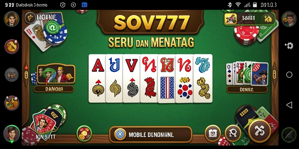 Tampilan gameplay SOV777 dengan suasana seru dan interaktif.