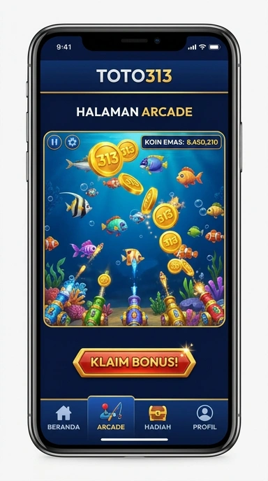Tampilan utama aplikasi toto313 yang ramah pengguna.
